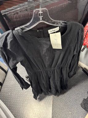In loom Laurie Lacey long sleeve mini dress S // 041120